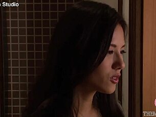 asian milf in fantasy cheats, licking and using feet for forbidden pleasure