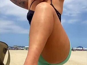 guy wants threesome on the beach already