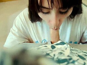 I gave the best deepthroat ever, then ate his cum like a good slave. Oops, I mean lover!