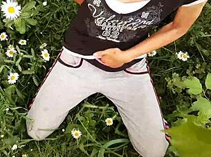 I Spy On Neighbor Masturbating Outdoors