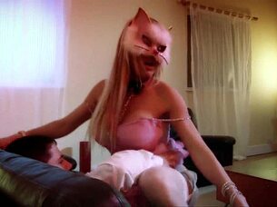 busty milf shayla laveaux gets her ass pounded by a muscle man 😏