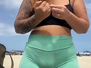 guy wants threesome on the beach already