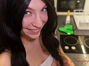 Cleaner lady says fuck me for an extra tip, I'll worship your ass.