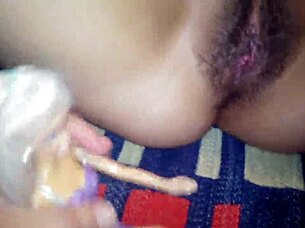 Colombian Cunt Stuffed with Barbie Doll Fetish