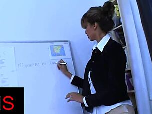 Beautiful Brunette Girl Fucked Hard In Pussy, Cumshot On Face!