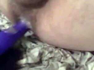 Young 18+ wife fucks husband with dildo in ass