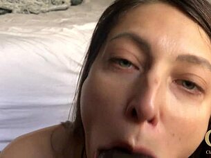 intimate session in budapest trailer with sensual deepthroat