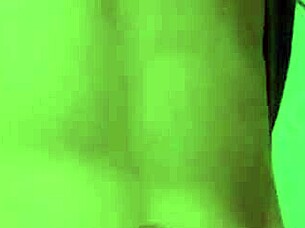 Dancing and twirling my big chocolate pierced item like a propeller in a teasing striptease.