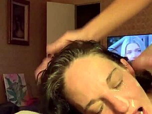 Fucked Her Brains Out For College Tuition! Older Woman Double Jizz Facial!
