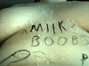 Big boobed BBW wife Milky Mari gets blindfolded orgasm 😍