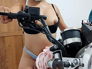 Sexy Milf Undresses And Records Herself