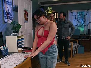 My in-laws are all over my daughter-in-law, deepthroating and licking her shaved pussy. So wrong!