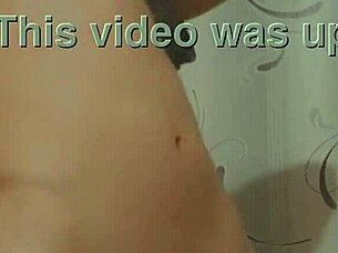 Dancing and twirling my big chocolate pierced item like a propeller in a teasing striptease.