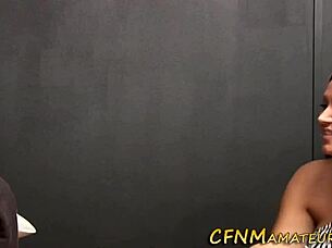 Classy amateur brunette gives handjob in heels, oops I mean hj