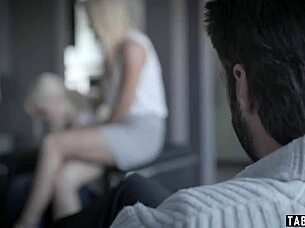 i'm the foster dad fucking shy blonde teen with small tits