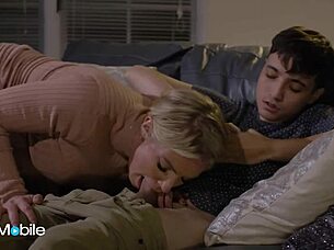 Lonely milf Rachael Cavalli craves hard cock satisfaction from son-in-law Ricky's thick dick 😏