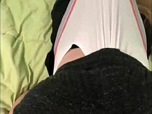 girl gets super wedgies in compilation of tight pants pulls and spanks