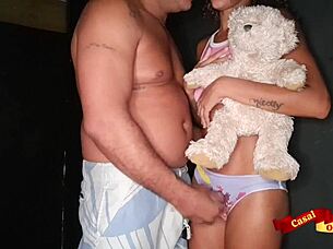 stepdaughter having a conversation with her stepfather