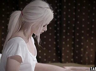 i'm the foster dad fucking shy blonde teen with small tits