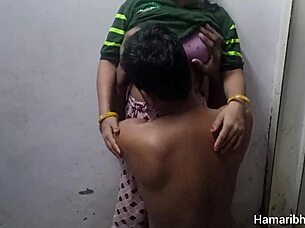 i'm the indian housewife having quick sex with husband's friend while he's at work