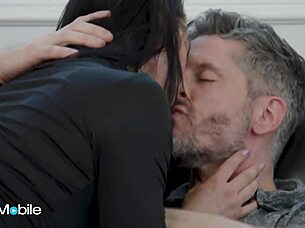 NAUGHTY BRUNETTE AIDRA FOX SUCKS LAWYER'S BIG COCK THEN GETS POUNDED AT WORK!