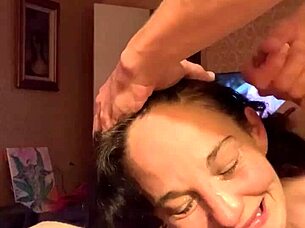 Fucked Her Brains Out For College Tuition! Older Woman Double Jizz Facial!