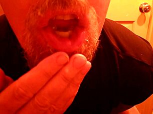 jbarths eats his own cumshot for liquid lunch