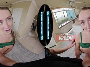 Curvy Redhead Teen Babysitter Chloe Marie Convinces You To Hire Her In Lethalhardcorevr!