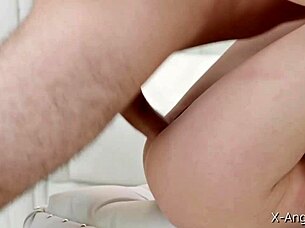 Nelya Receives Cumshot After Lesbian Blowjob And Assfucking