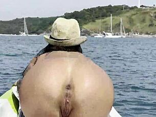 Naughty Monika Fox Masturbates and Squirts on a Kayak in the Sea!