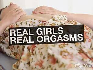 tall girl rose humps her teddy bear