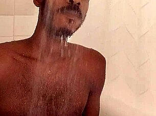 wet from the workout in this homemade solo session