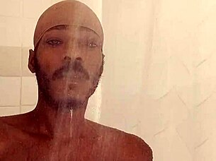 wet from the workout in this homemade solo session