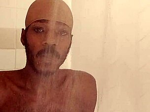 wet from the workout in this homemade solo session