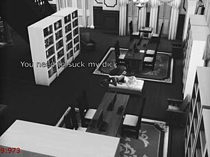 Bookworm wife encounters stranger at library under security cam.