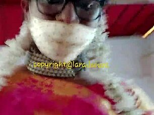 Indian Crossdresser Model Lara Dsouza In Saree