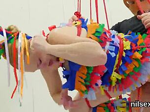 Foxy kitten receives uninhibited anal treatment in asylum