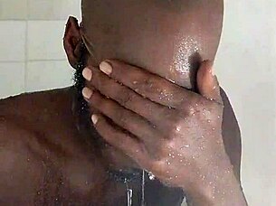 wet from the workout in this homemade solo session