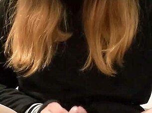 transgirl fucks fleshlight in full solo video with crossdressing