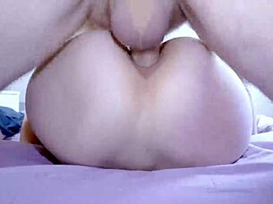 Glasses Teen Squirts Anal with Step-Dad Terry