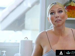 milf christie stevens nuru massage with stepson