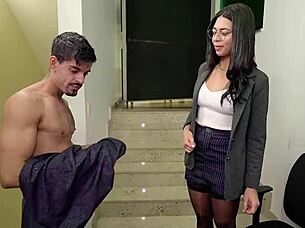 Job Interview Test Feel Whole Cock Free