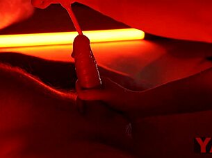 mistress uses toys for punishment in femdom session