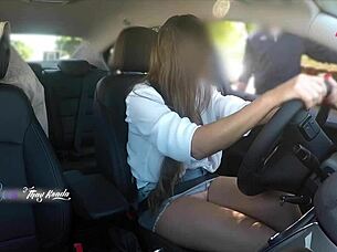 Hot Wife Lets Stranger Grope Her Big Tits Outdoors