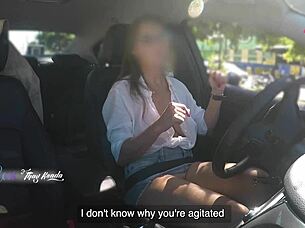 Hot Wife Lets Stranger Grope Her Big Tits Outdoors