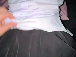 Thai Student with Big Tits Gets Creampie in Dorm