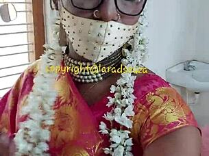 Indian Crossdresser Model Lara Dsouza In Saree