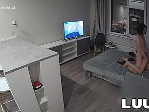 her first swallow on camera for subscribers