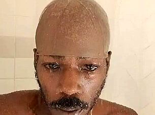 wet from the workout in this homemade solo session