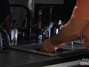 SEXY TEEN GIVES BEST BLOWJOB TO GRANDPA, RIDES HIS COCK, SWALLOWS CUM